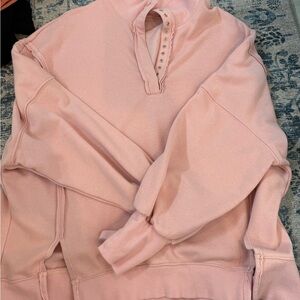 Pink Pullover Sweatshirt